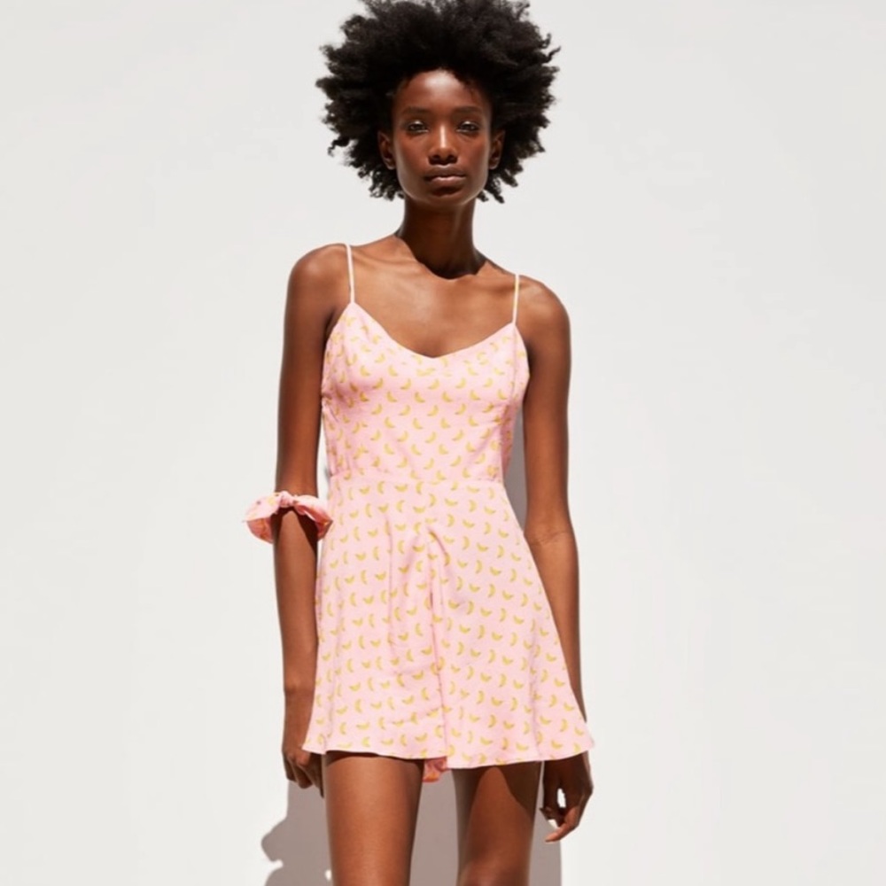 Zara Banana Print Romper